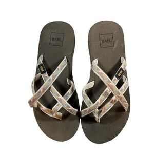 Teva Sandals with Patterned Straps